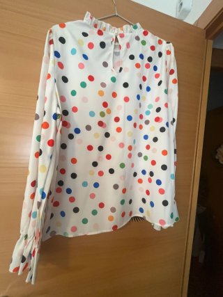 Camisa manga larga mujer negra un lote de 7 unidad