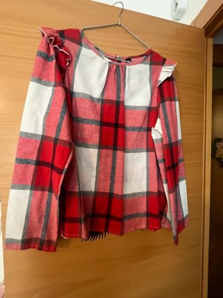 Camisa manga larga mujer negra un lote de 7 unidad