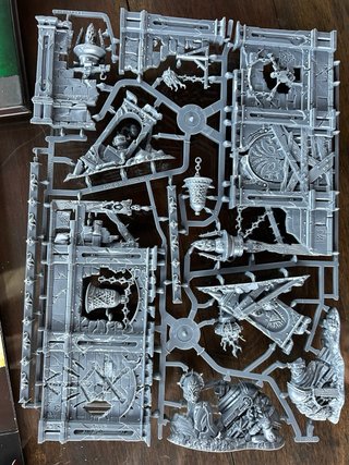 Warhammer AOS Spearhead Fuego y Jade escenografía