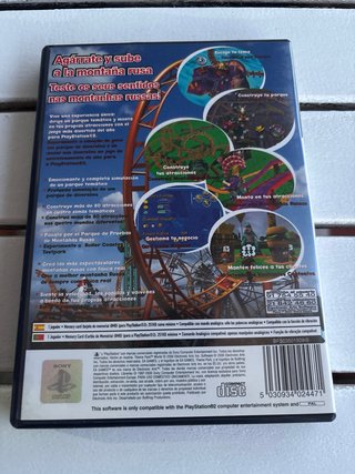 Theme Park World PS2 EA Games