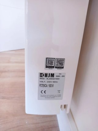 Radiador Eléctrico Blanco Nuevo