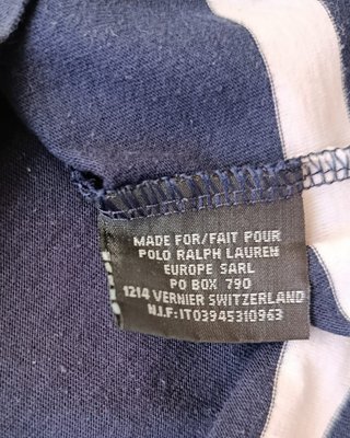 Polo Ralph Lauren Big Pony Rayas Azul
