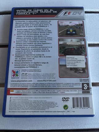F1 2004 Formula 1 PS2