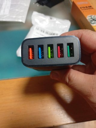 Cargador Rápido 48W 5 Puertos USB Tipo EU