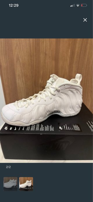 Nike Foamposite Blancas