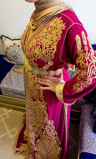 Takchita vestido boda árabe talla única