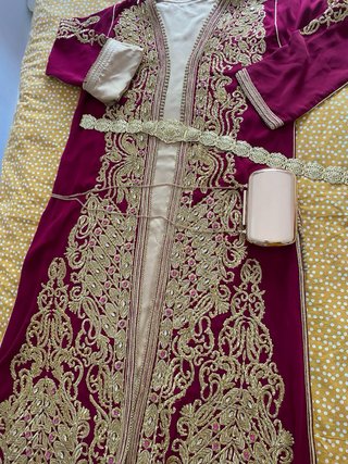 Takchita vestido boda árabe talla única