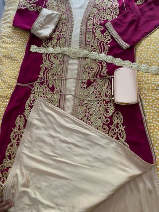 Takchita vestido boda árabe talla única