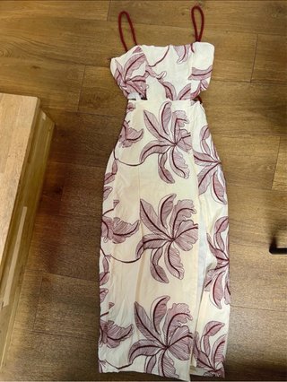 Vestido Zara bordado floral