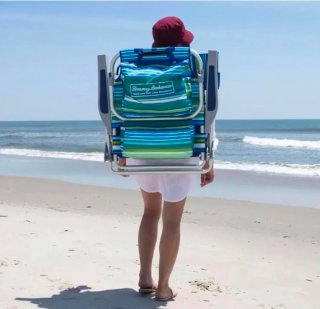 Silla Tommy Bahama Azul/Verde