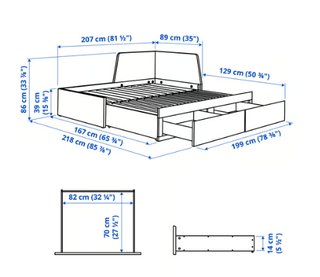 Cama nido IKEA FLEKKE blanca