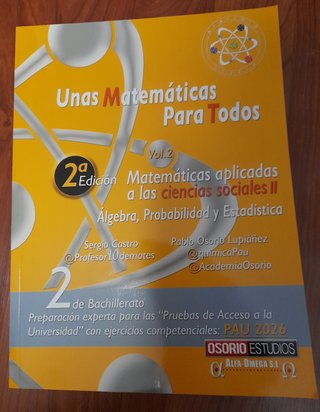 Unas Matemáticas para todos vol 2