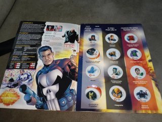 Álbum Marvel Heroes Axtion Flix Galp 2005