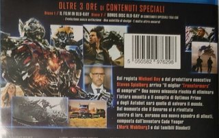 Bluray film robot Transformers 4 edition 2 dischi