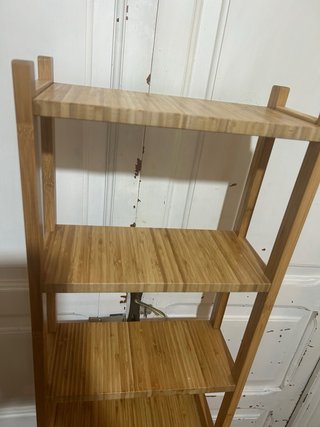 Estantería de bambú de 5 baldas