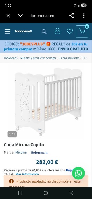 Micuna Copito para bebé
