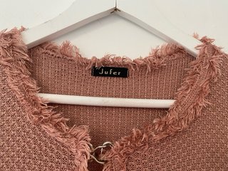 Bolero rosa verano (talla L/XL)