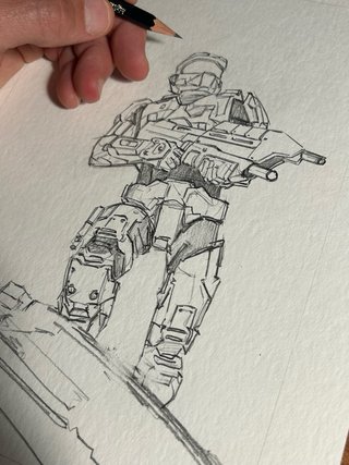 HALO COMIC ART MARVEL