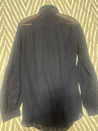 Camisa Negra Massimo Dutti Talla 40/42