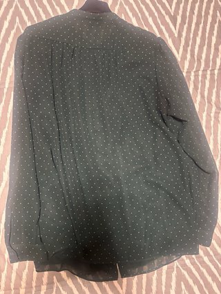 Camisa Negra Massimo Dutti Talla 40/42