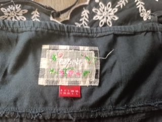Camicetta Esprit nera con spalline