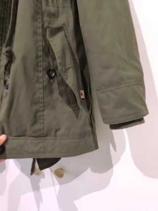 Parka Hollister Mujer Verde Talla XS