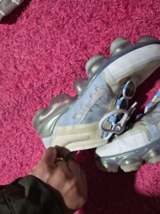 Zapatillas Deportivas Blancas y Azules