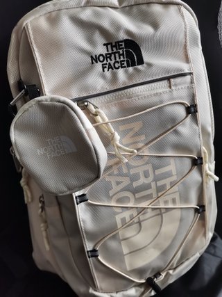 Mochila The North Face Beige y Negra