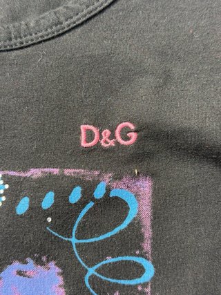 T-shirt Dolce & Gabbana D&G nera L