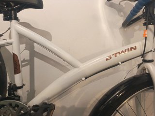 Bicicleta Btwin Blanca