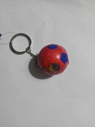 Llavero FC Barcelona Balón Rojo y Azul