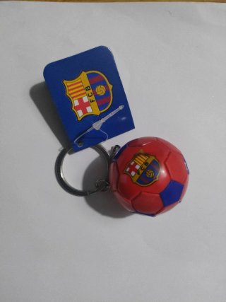 Llavero FC Barcelona Balón Rojo y Azul