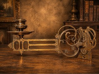 Par Candelabros Art Nouveau Modernista