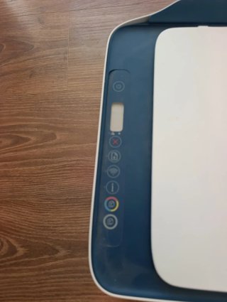 Impresora HP Blanca y Azul