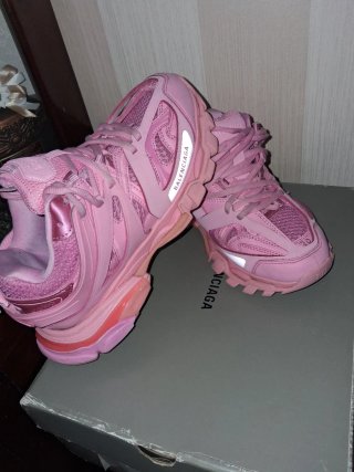 Scarpe Balenciaga Track Donna Rosa
