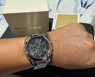 Reloj Michael Kors Original Plata/Negro