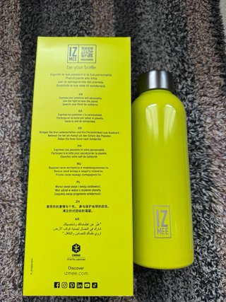 Borraccia termica IZMEE verde lime