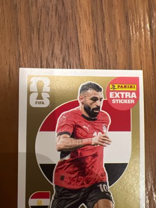 Panini Extra Sticker Mohamed Salah Oro