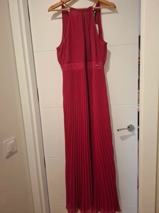 Vestido largo fiesta Guess rosa fucsia