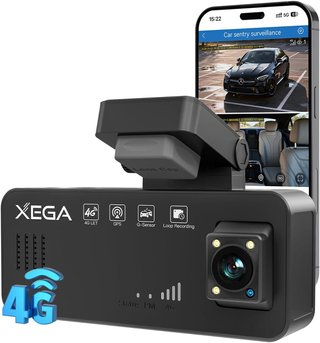 XEGA Dash Cam 2K 4G con Tarjeta SIM