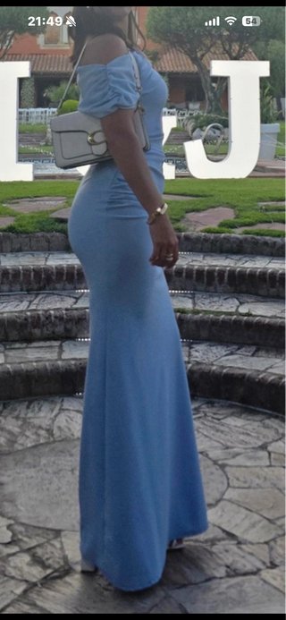 Vestido Sorellas Celeste Talla M