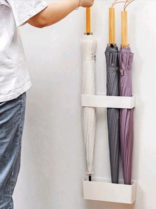 Paragüero de pared 2 piezas