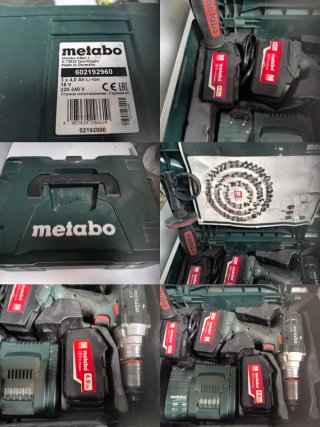 Taladros percutores, atornillador Master y varios
