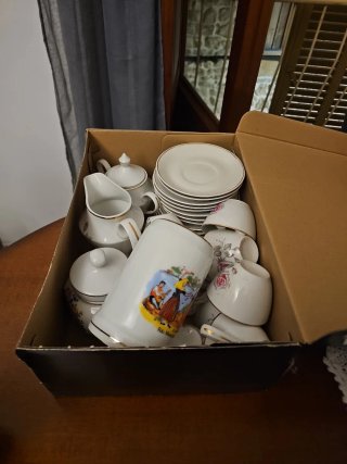 Juego de té Vintage Porcelana