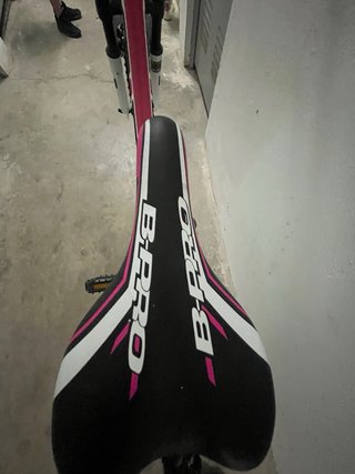 Bicicleta B-PRO M100 Blanca y Rosa