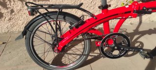 Bicicleta plegable Ryme roja
