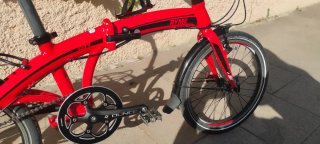 Bicicleta plegable Ryme roja