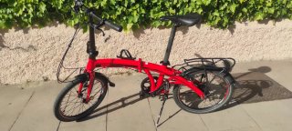 Bicicleta plegable Ryme roja