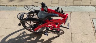 Bicicleta plegable Ryme roja