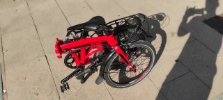 Bicicleta plegable Ryme roja
